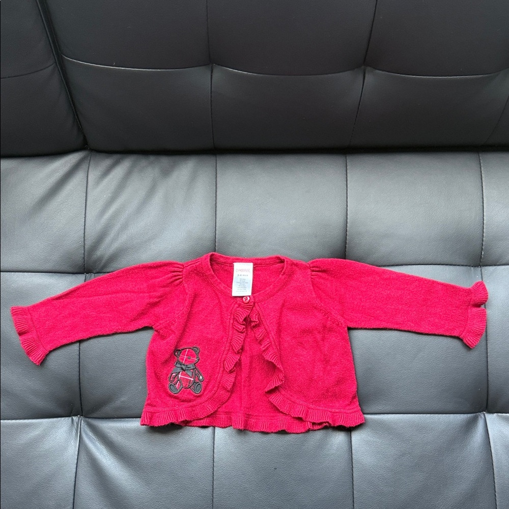 Gymboree Red Ruffle Sweater - Picture 2 of 6